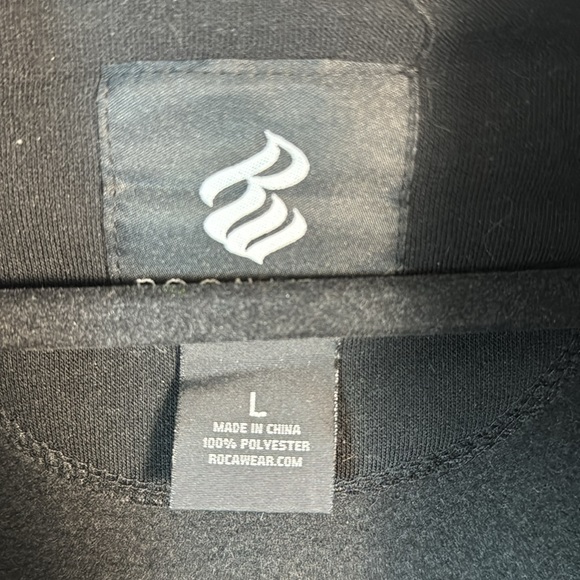 Rocawear hoodie jacket pro league zip black big L - Picture 4 of 6